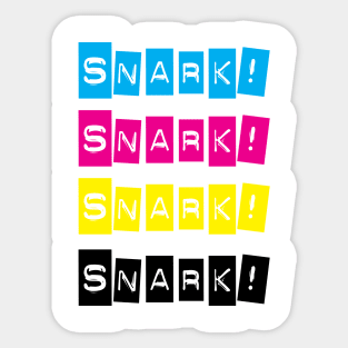 Snark! Typography Collection: Snark! Sticker